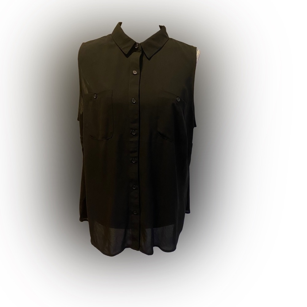 Catherine MaLandrino Sleeveless Top, Size 1X